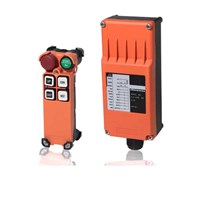 F21-E2M-4 DC 3V(2 AA Size Batteries) 6 Single Step Buttons Industrial Wireless Remote Control