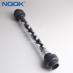 DN25 PVC UPVC Static Mixer , Sk Type Static Pipeline Mixer for Ozone/liquid Water Mixing