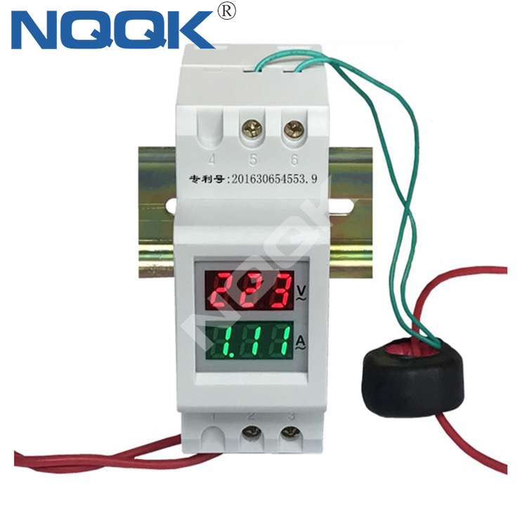 D37-2042 Din-rail AC Voltage And Current Digital Meter