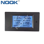 20A 100V DC digital multi-function voltage current power energy meter with 50A 75mV shunt resistor