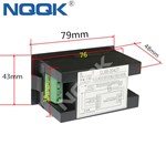 DL69-2042T 110V 220V Double Display Small AC Digital Voltage And Current Meter