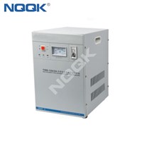 DESK TYPE SINGLE PHASE AUTOMATIC COLTAGE REGULATOR SVCTND,SERIES SERVO MOTOR TYPE WITH POINTER TABLE DISPLAY