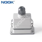 10 pin Screw spring crimp terminal Inserts surface mounted heavy duty sockets connector with 1 levers