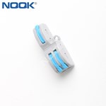 CT-12 push-type wiring, multi-function quick-distribution, insulated terminal soft and hard wire 1 in 2 out butt-in-line