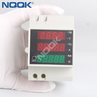D52-2058 rail type voltage and current with power frequency electric energy multifunctional digital display meter instrument det