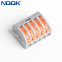 Wire connector PCT-218 fast wiring terminal soft and hard line splitter parallel connector 8 holes one in and seven out