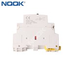25A din rail household ac contactor manual control single phase electrical 2P 3P 4 pole Manually-operated