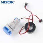 LED signal light with current display indication AD16-22AM opening 22MM digital display current with mutual inductance 0-100A