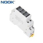 Din Rail Three Phase Voltage Meter Ac 80-500V Voltmeter Indicator Three Item Rail Voltage Meter