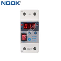 BOA-40 household With switch button 1-40A digital display AC 220V/50-60Hz automatic curren protector (ship type switch type)
