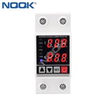 Din Rail Adjustable Over Voltage Over current Protector AC 80-400V(single phase) 50/60Hz 1-63A Voltage current protector