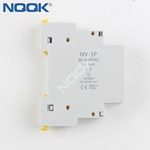 Din rail digital meter NV-1P AC 80V-500V 50-60Hz SinglePhase Guide Rail Voltage Meter