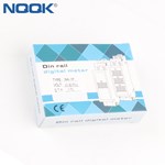 Din rail digital meter NA-1P 1-100A 220-380V  SinglePhase Guide Rail Current Meter