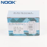 Din rail Voltmeter And Ammeter NP-VAM LED Digital Display Indicator 1-100A External transformer With CT