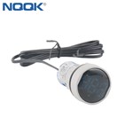 22mm Small Thermometer BLUE LED Digital Thermometer Round AD16-22TM