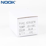 22mm Small Thermometer BLUE LED Digital Thermometer Round AD16-22TM