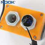 22mm Small Thermometer BLUE LED Digital Thermometer Round AD16-22TM