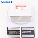 EN60947-1 Wire junction box four in and 24 out 220V guide rail, household high current line coupler terminal block