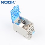 guide rail junction box One-input multiple-output UKK250 250A zero line terminal block