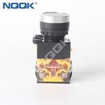 10A momentary / lantching 22mm 1NO 1NC starter stop LA38 Automatic  Rese push button switch